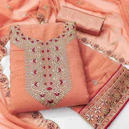 KIMISHA Embroidered Unstitched Dress Material-picture-36