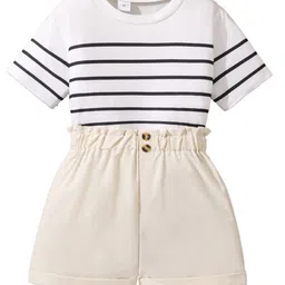 StyleCast x Revolte Girls Striped Round Neck Tshirt With Shorts-picture-46