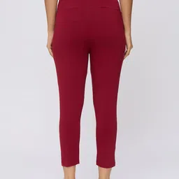 Evamomies Women Pack Of 2 Mid-Rise Ankle-Length MaternityLeggings image 2