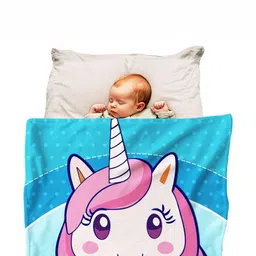 HOME PLUS STUDIOS Blue Cartoon Characters Microfiber AC Room Comforter image 2