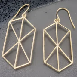 Meadows 925 Sterling Silver Geometric Shaped Drop Earrings-picture-38