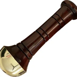 Livronic Kansa Face and Foot Massager - Ayurvedic Benefits of Bronze - Restoring Luster Through Detoxification (Small) Massager image 1