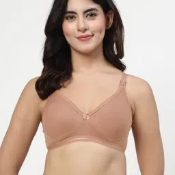 LILY Women Pack Of 2 Seamless Non Padded Bra Full Coverage image 5