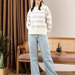 Stylecast X Kotty Women Striped Cotton Pullover-picture-2
