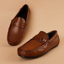 CODE by Lifestyle Men Textured Loafers-picture-6