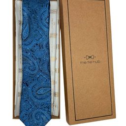The Tie Hub Men Printed Broad Tie-picture-39