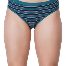 STYLE ACCORD Women Green Cotton Hipster Brief-image-10