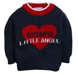 Little Angels Boys Printed Woollen Pullover-picture-58