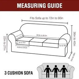 Myntra Elegant Homes Red Solid Velvet 1 Piece Sofa Cover With Arms image 4