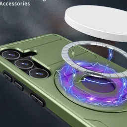 Luxury Kase Solid Samsung Galaxy S24 5G Magsafe Shockproof Rugged Back Case image 4