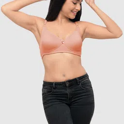 Lovable Contours Women Full Coverage Lightly Padded Seamless T-Shirt Bra image 4