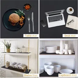 Mopak Decor Brown Set of 1 Regular Shelf Liner Organisers image 3