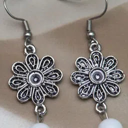 Creative Frogs Silver-Plated Alloy Drop Earrings-picture-11