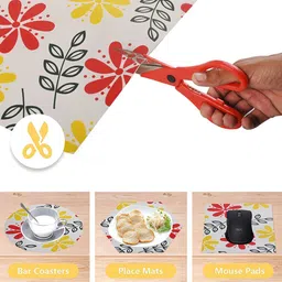 Kuber Industries White Set of 1 Water Resistant Shelf Liner Organisers image 5