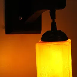 SOMIL Yellow Glass Cylinder Printed Wall Lamps-picture-19