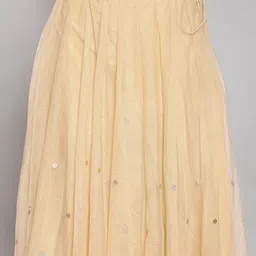 W Woman Sequin Flared Woven Maxi Skirt image 3