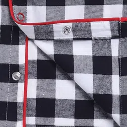 Clt.s Unisex Kids Checked Night suit image 3