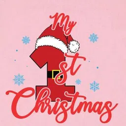 Arvesa My First Christmas Printed Bodysuit image 2