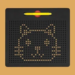 happy bive Magnetic Board for Creative Drawing, Reusable Erasable Writing Pad for Kids|H133 image 1