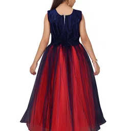 BAESD Girls Embellished Net Maxi Gown Dress image 5