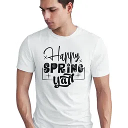 Seekbuylove Men Typography Printed Bio Finish T-shirt-picture-31