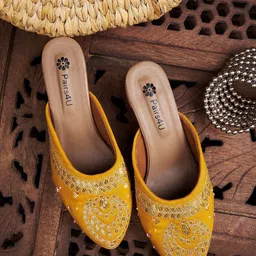 Pairs4U Women Embellished Block with-picture-38