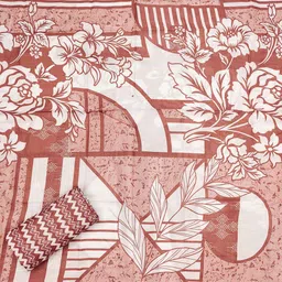 SHADOW & SAINING Floral Printed Unstitched Dress Material image 2