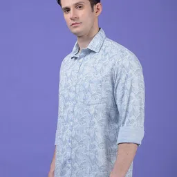 Crimsoune Club Men Classic Slim Fit Abstract Printed Shirt image 2