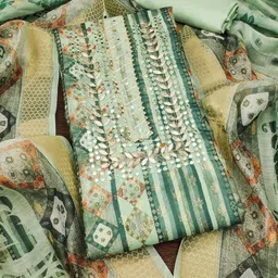 Maroosh Embellished Unstitched Dress Material-picture-26