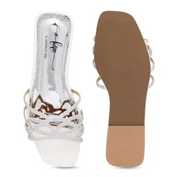London Rag Women Open Toe Flats image 5