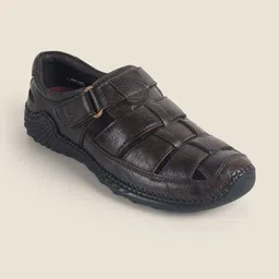 Metro Men Leather Comfort Sandals-image-49