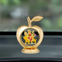 INTERNATIONAL GIFT Gold-Toned Maa Durga Car Dashboard Religious Idol Showpiece-image-25