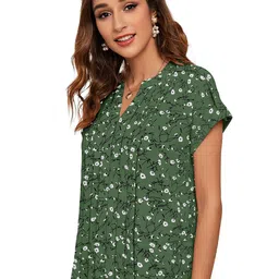 DHRUVIL IMPEX Women Floral Print Top image 4