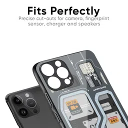 QRIOH Typography Printed iPhone 16 Pro Back Case Mobile Accessories image 4