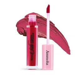 Ammoha Cosmetics Siren Silk Long Lasting Matte Liquid Lipstick - 5 ml - Lotus Touch-image-84