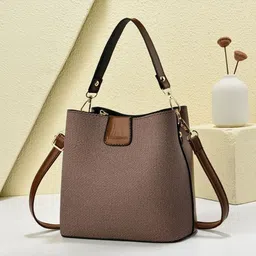 KPOP Textured PU Structured Sling Bag image 1