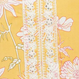 Melange by Lifestyle Women Ethnic Motifs Printed V-Neck Thread Work Kurta image 2