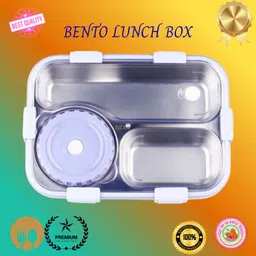 moira international Lunch Box for Kids Compartment Insulated Stainless Steel Tiffin Box for KID_L124 3 Containers Lunch Box-picture-39