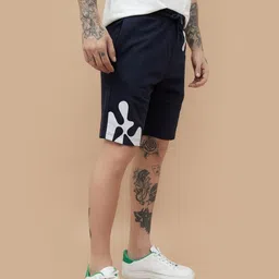 Fame Forever by Lifestyle Men Abstract Printed Regular Fit Mid-Rise Sports Shorts image 2