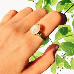 GenZcomplex Gold-Plated Brass Finger Ring-picture-42