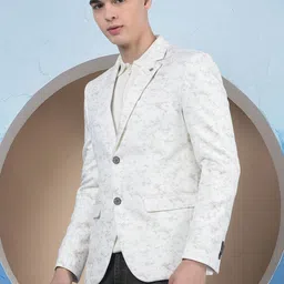 Crimsoune Club Printed Slim-Fit Single Breasted Blazer image 3