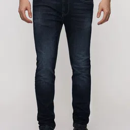 Crocodile Men Slim Fit Mid-Rise Cotton Light Fade Stretchable Jeans image 1