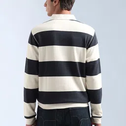 Flying Machine Men Striped Sweatshirt image 5
