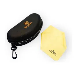 Being Better Unisex Black Lens & Black Rectangle Sunglasses with image 4