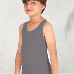 Heelium Boys Pack Of 3 Innerwear Vests P3-VEST-7-8-GRE image 2