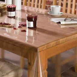 Star Weaves Transparent Waterproof 8-Seater Table Cover image 3