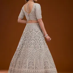 Koskii Embellished Sequinned Ready to Wear Lehenga & Blouse With Dupatta image 5