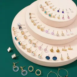 DressBerry Geometric Studs Earrings image 2