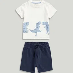 mothercare Boys Printed T-shirt with Shorts-image-49