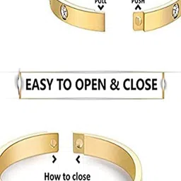 Beadzzz Unisex Gold Bracelet image 4